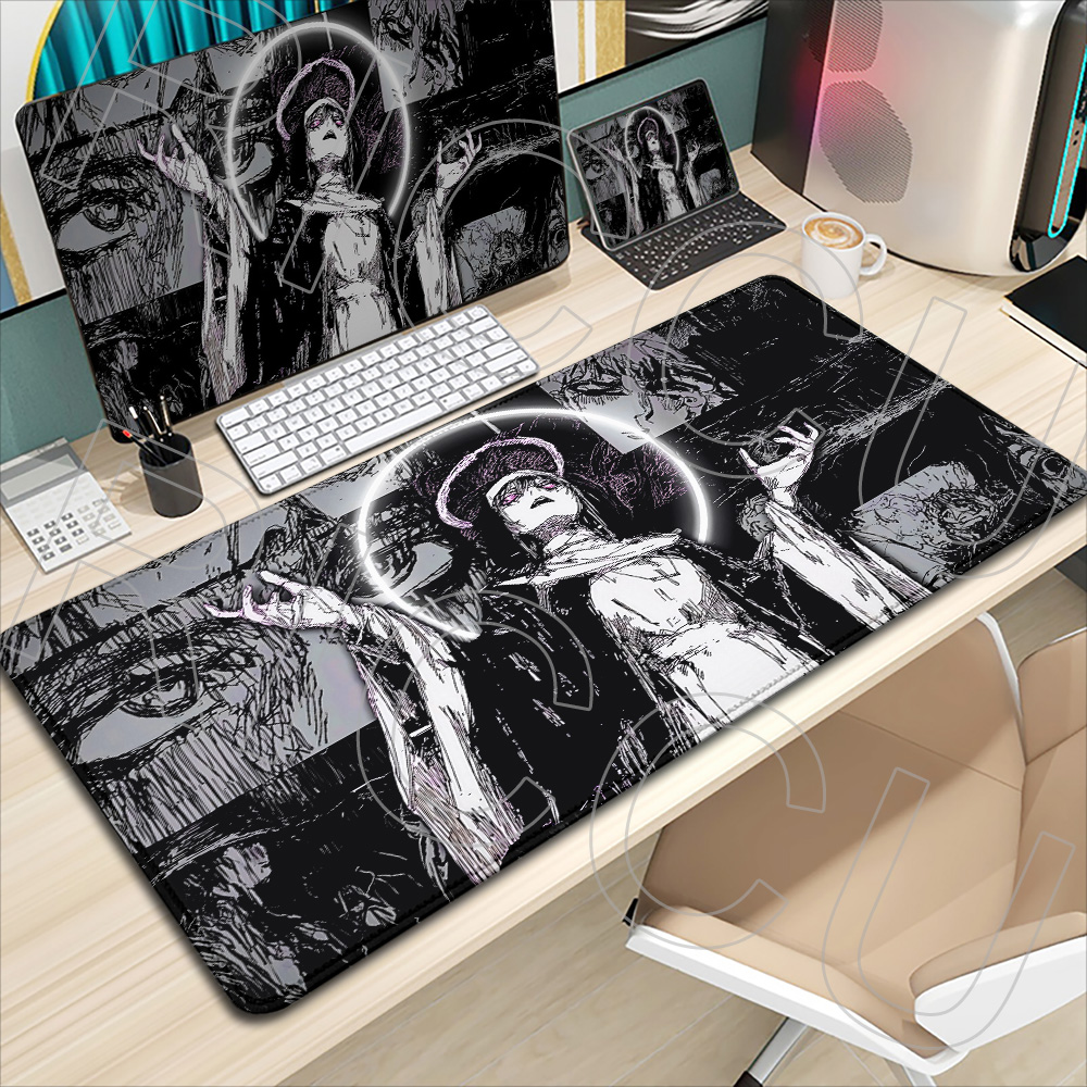 Keyboard Gaming Black - Anime Girl Black Dark style Nun