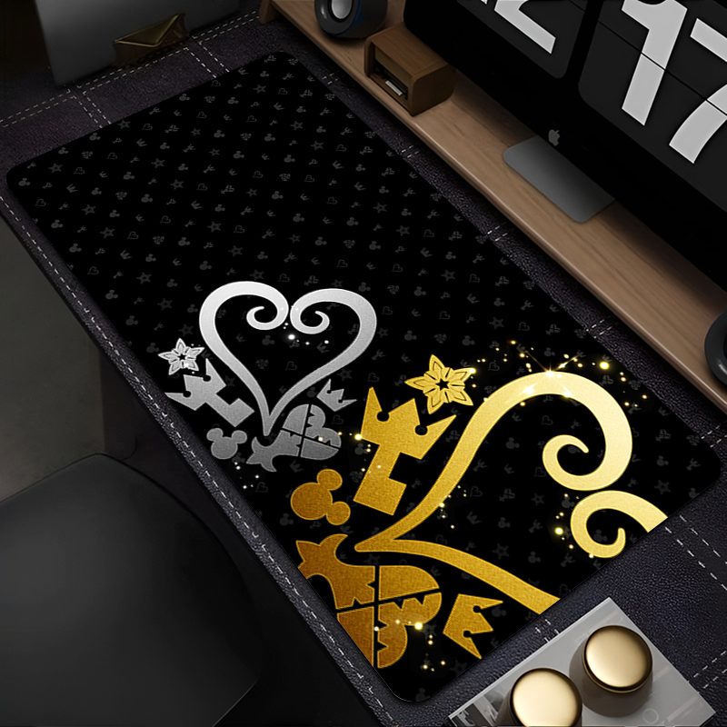 Keyboard Gaming Black - Black And White Anime Desktop Mat