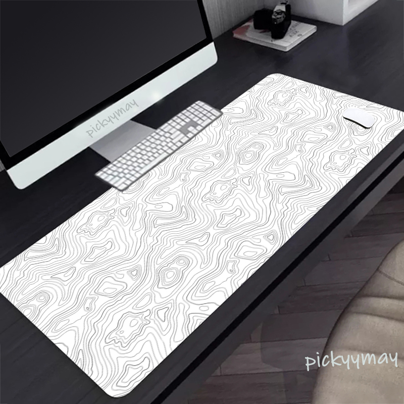 Keyboard Gaming Black - Black And White Large Mouse Pad
