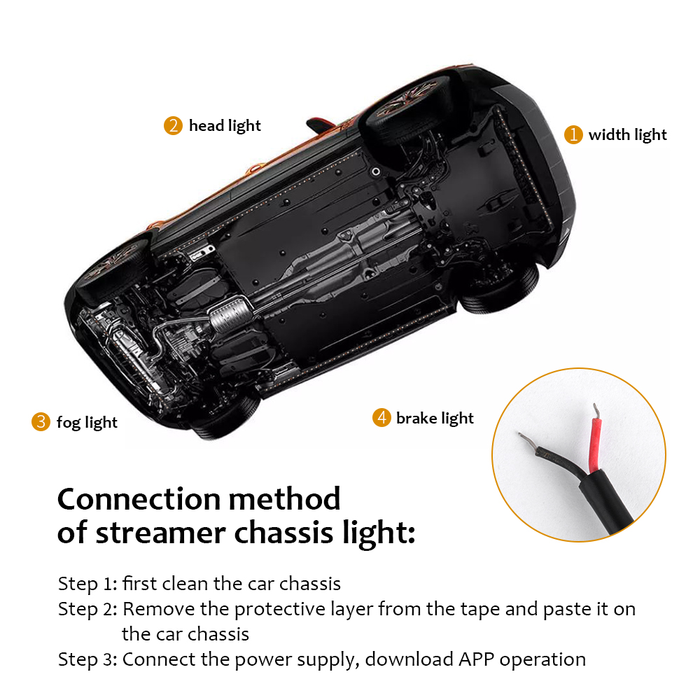 Neon LED RGB Car Underglow Bot - огляд і ціна Rgb Underglow Strip