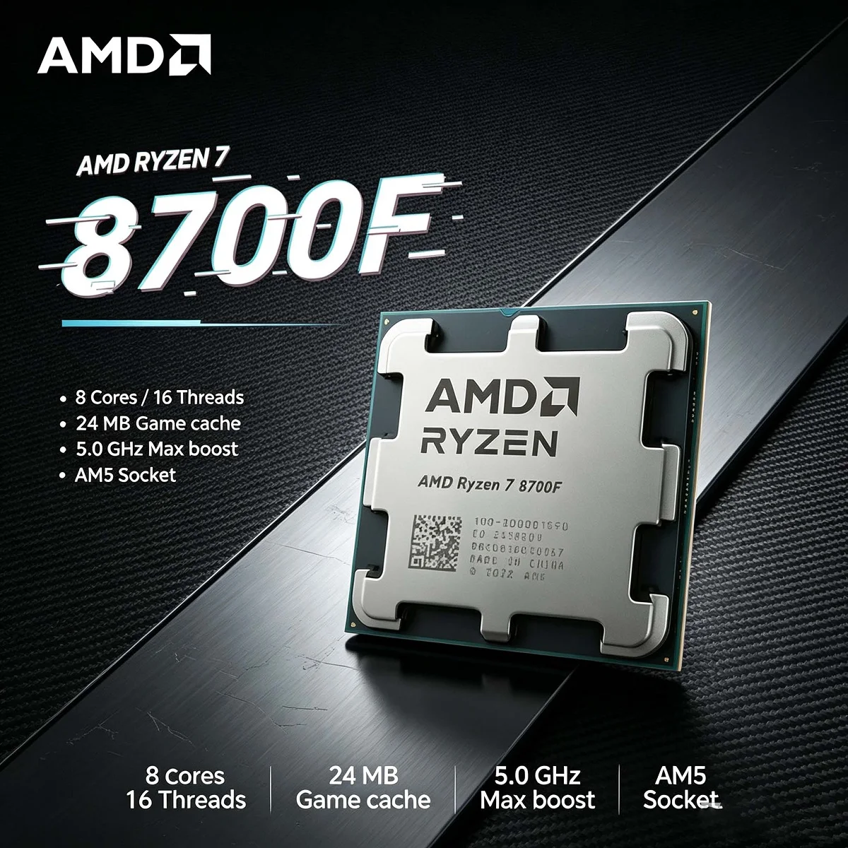 AMD R7 8700F Ryzen 7 8700F CPU - огляд і ціна Amd Cpu Ryzen 7