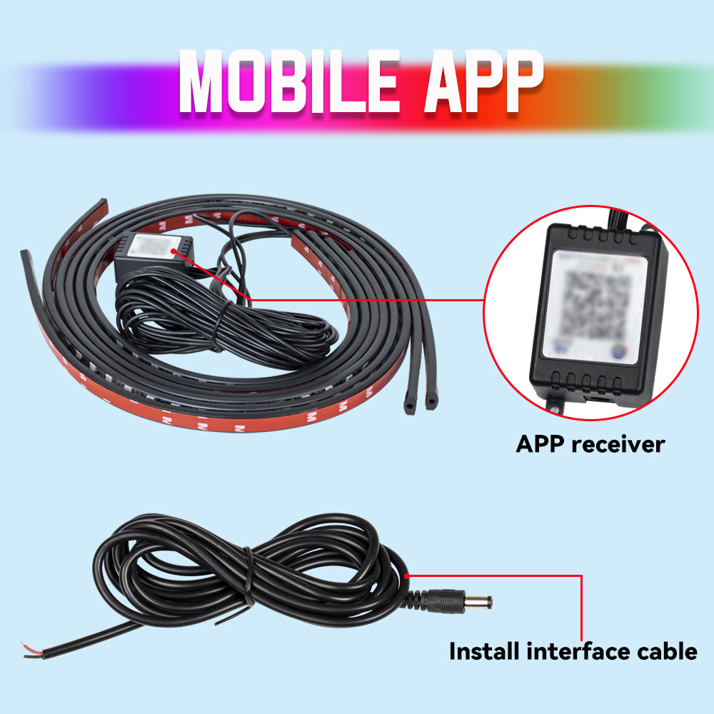 Car Underglow Flexible LED Str - огляд і ціна Rgb Underglow Strip
