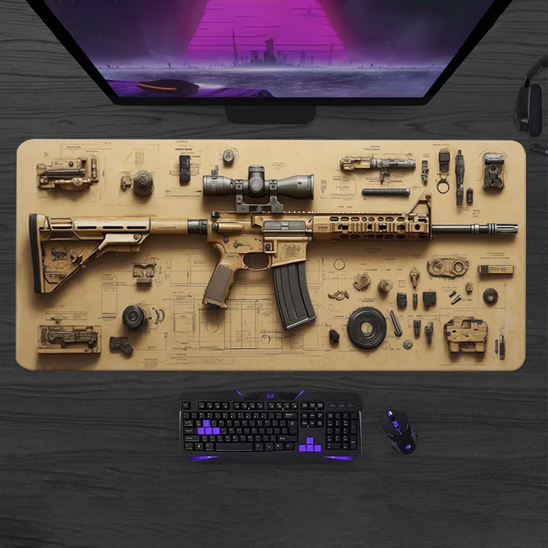 Parts Disassemble Soft Gaming  - огляд і ціна Gaming Keyboard And Mouse Pad