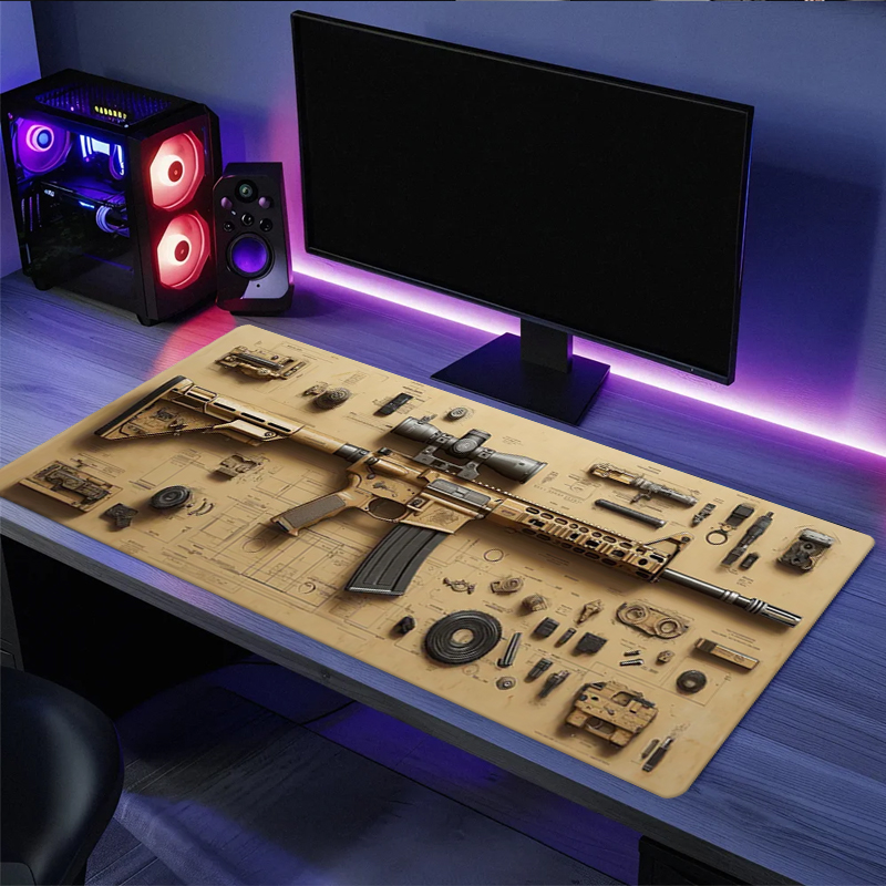 Parts Disassemble Soft Gaming  - огляд і ціна Gaming Keyboard And Mouse Pad
