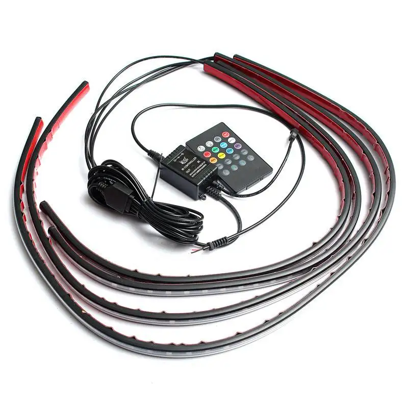 4x Waterproof RGB 5050 SMD Fle - огляд і ціна Rgb Underglow Strip