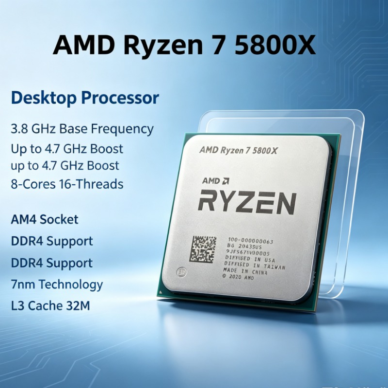 AMD Ryzen 7 5800X R7 5800X Des - огляд і ціна Amd Cpu Ryzen 7