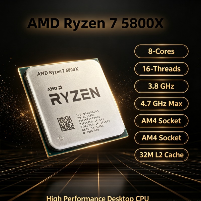 AMD Ryzen 7 5800X R7 5800X Des - огляд і ціна Amd Cpu Ryzen 7