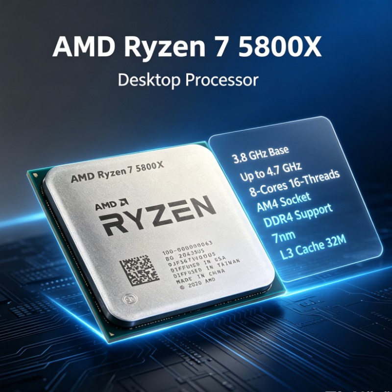 AMD Ryzen 7 5800X R7 5800X Des - огляд і ціна Amd Cpu Ryzen 7