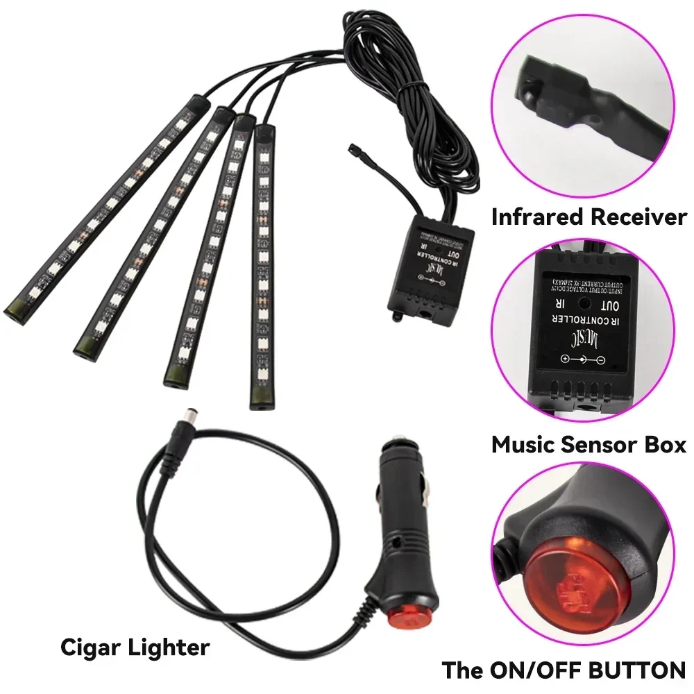Neon LED RGB Car Underglow Bot - огляд і ціна Rgb Underglow Strip
