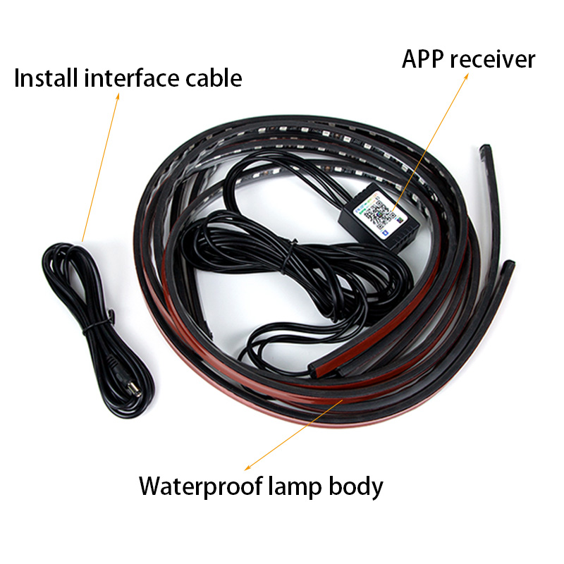 SEAMETAL Car Flexible Underglo - огляд і ціна Rgb Underglow Strip