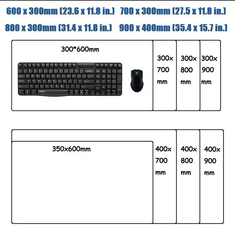 Custom Print Mouse Pad Diy Lar - огляд і ціна Gaming Keyboard And Mouse Pad
