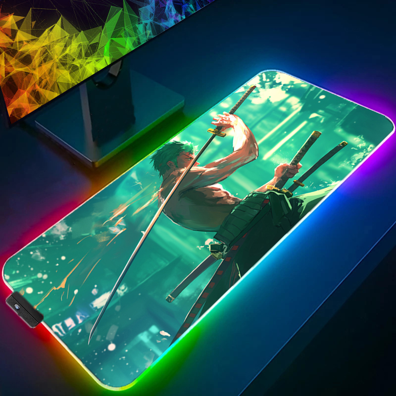 ONE PIECE Zoro Mouse Pad RGB G - огляд і ціна Gaming Keyboard No Rgb