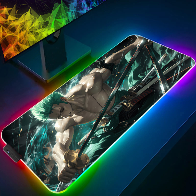 ONE PIECE Zoro Mouse Pad RGB G - огляд і ціна Gaming Keyboard No Rgb