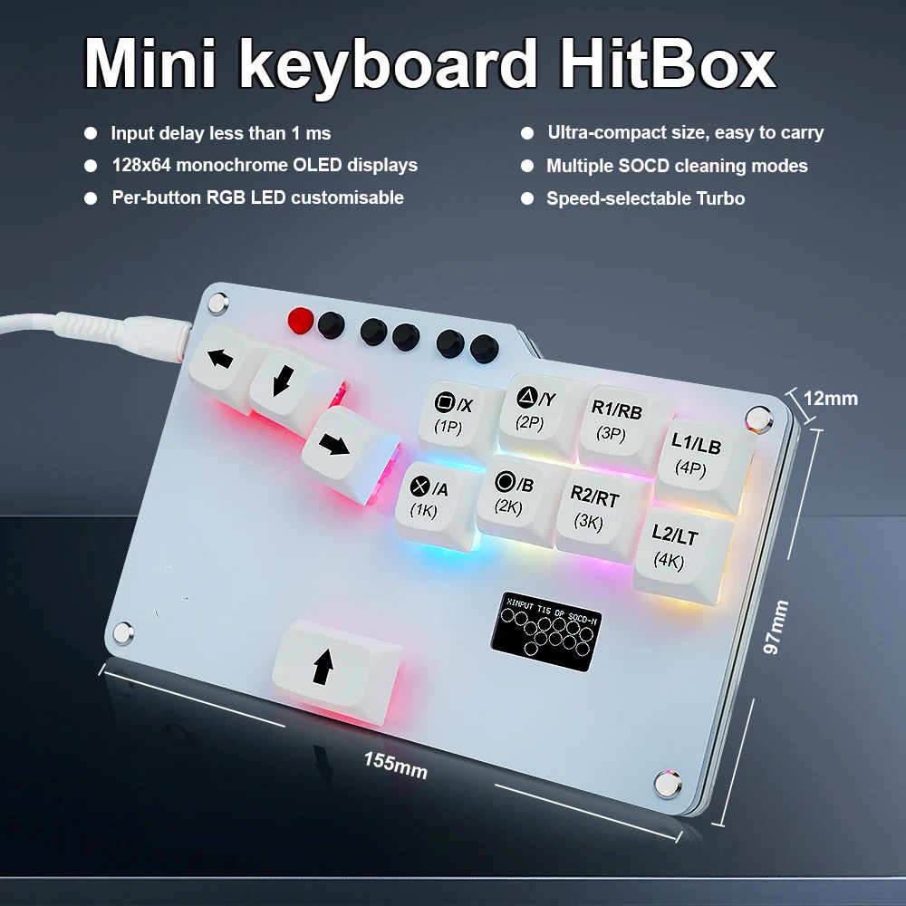 Mouse Pad Laptop Kawaii Anime  - огляд і ціна Keyboard Gaming Black