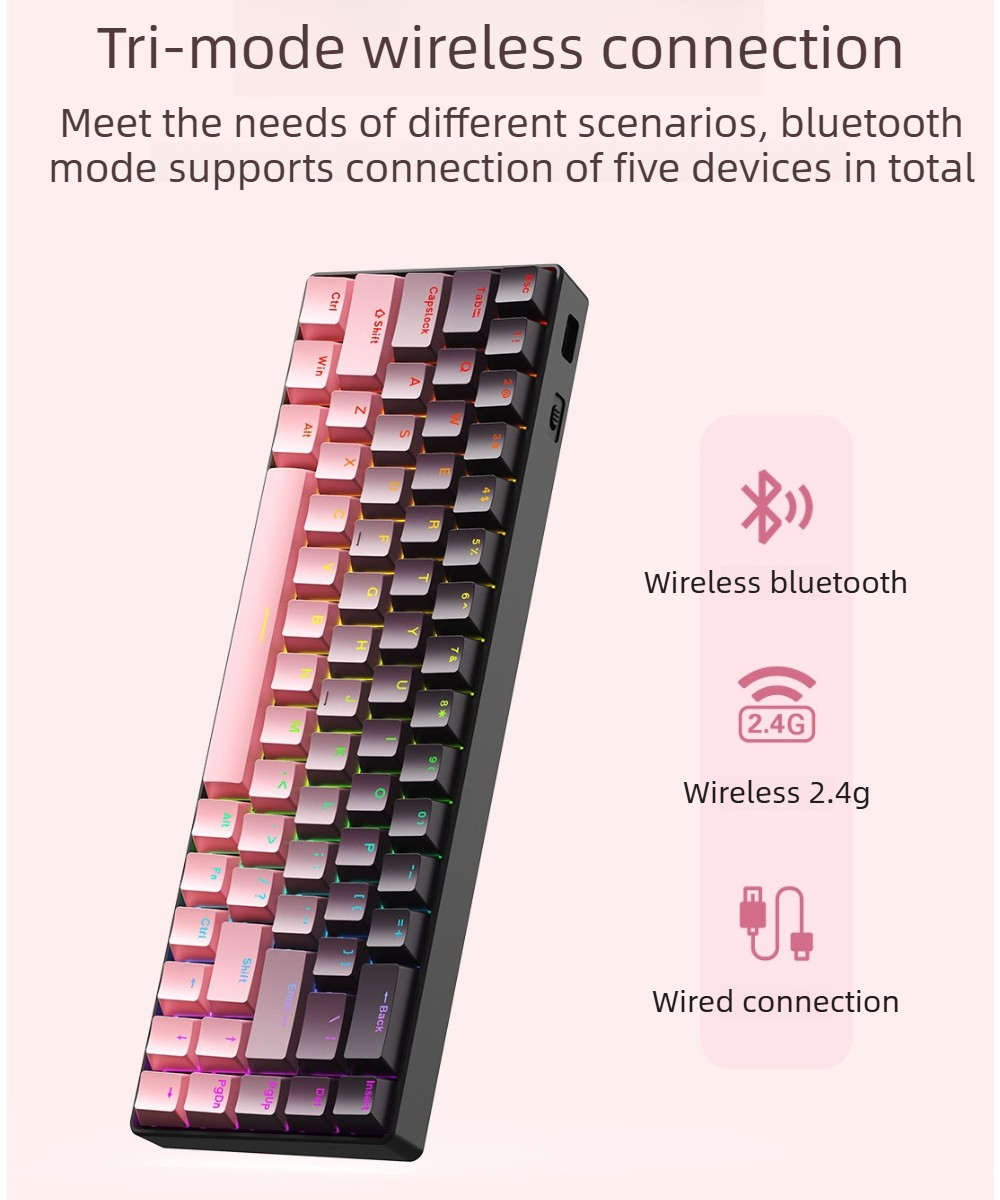 Mechanical Keyboard RGB Teclad - огляд і ціна Gaming Keyboard Type C