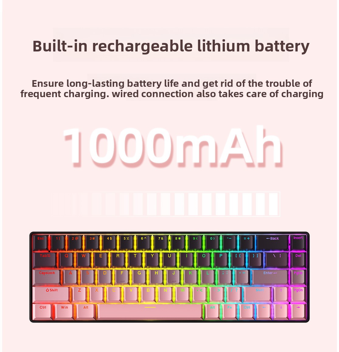 Mechanical Keyboard RGB Teclad - огляд і ціна Gaming Keyboard Type C