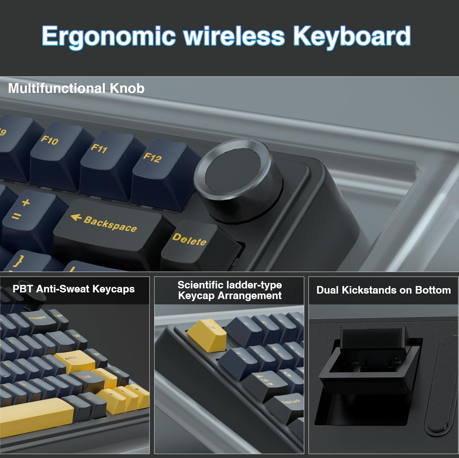 Aula F75 Mechanical Keyboard,  - огляд і ціна Gaming Keyboard Type C