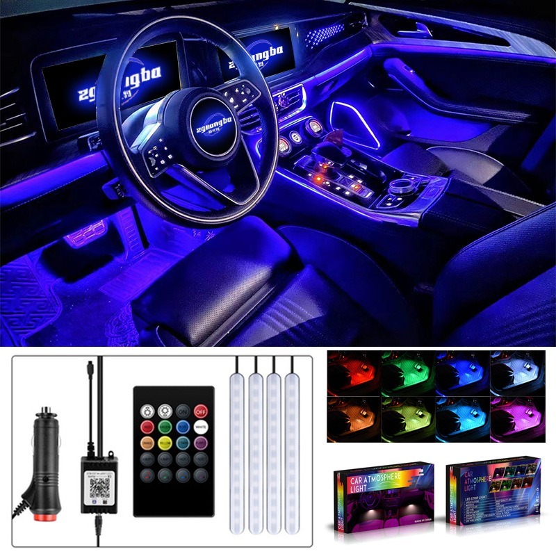 4in1 LED RGB Car Underglow Bot - огляд і ціна Rgb Underglow Strip