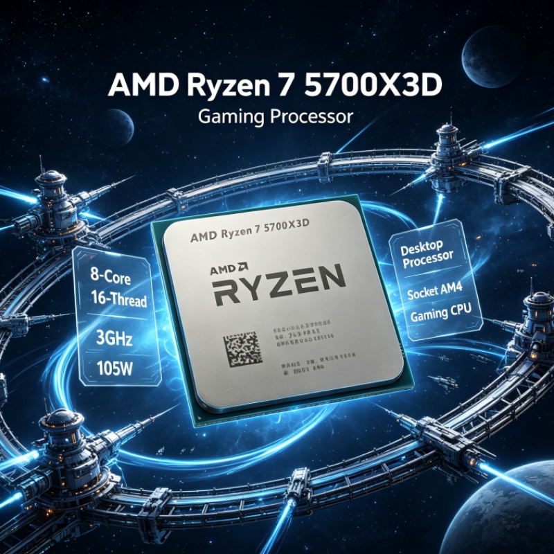 AMD Ryzen 7 5700X3D AM4 Deskto - огляд і ціна Amd Cpu Ryzen 7