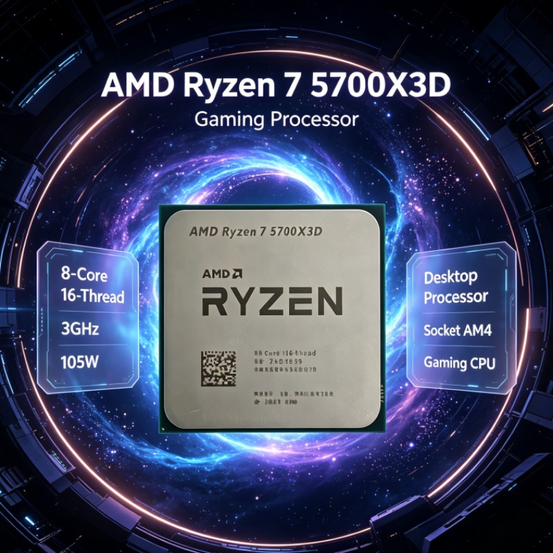 AMD Ryzen 7 5700X3D AM4 Deskto - огляд і ціна Amd Cpu Ryzen 7
