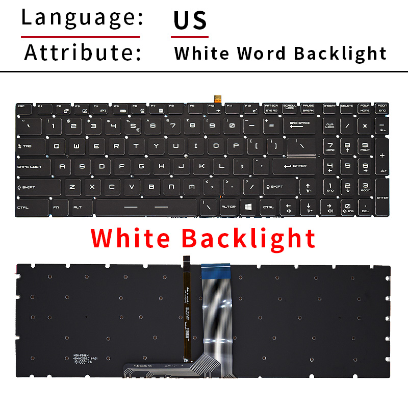 US/RU/SP/FR/TR/AR/NE Backlit K - огляд і ціна Gaming Keyboard Backlit