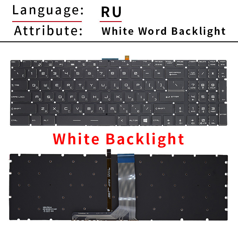 US/RU/SP/FR/TR/AR/NE Backlit K - огляд і ціна Gaming Keyboard Backlit