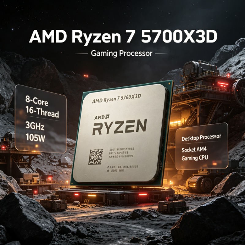 Ryzen 7 5700X3D AMD Desktop CP - огляд і ціна Amd Cpu Ryzen 7