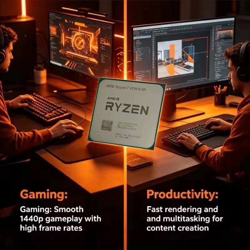 Ryzen 7 5700X3D AMD Desktop CP - огляд і ціна Amd Cpu Ryzen 7