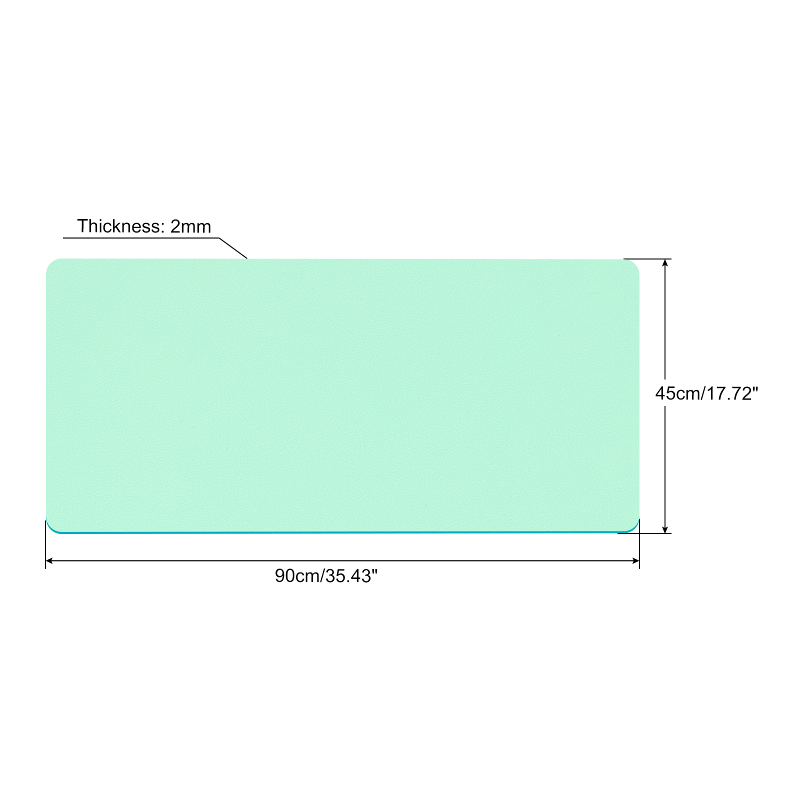 Office Desk Mat Protector PU L - огляд і ціна Gaming Keyboard And Mouse Pad