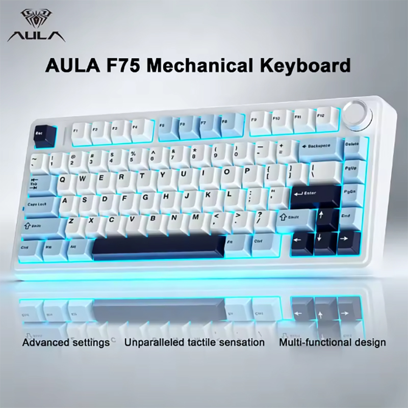 AULA F75 75% Wireless Mechanic - огляд і ціна Gaming Keyboard Type C