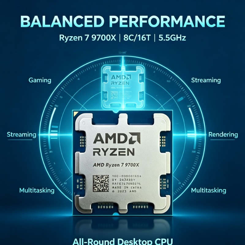 Ryzen 7 9700X AMD Computer Pro - огляд і ціна Amd Cpu Ryzen 7