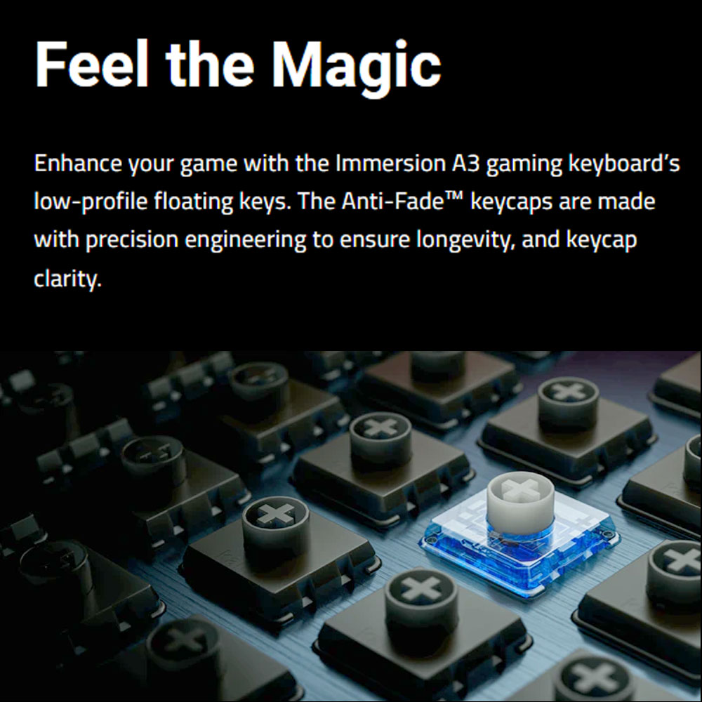 HEXGEARS A3 Mechanical Keyboar - огляд і ціна Gaming Keyboard Type C