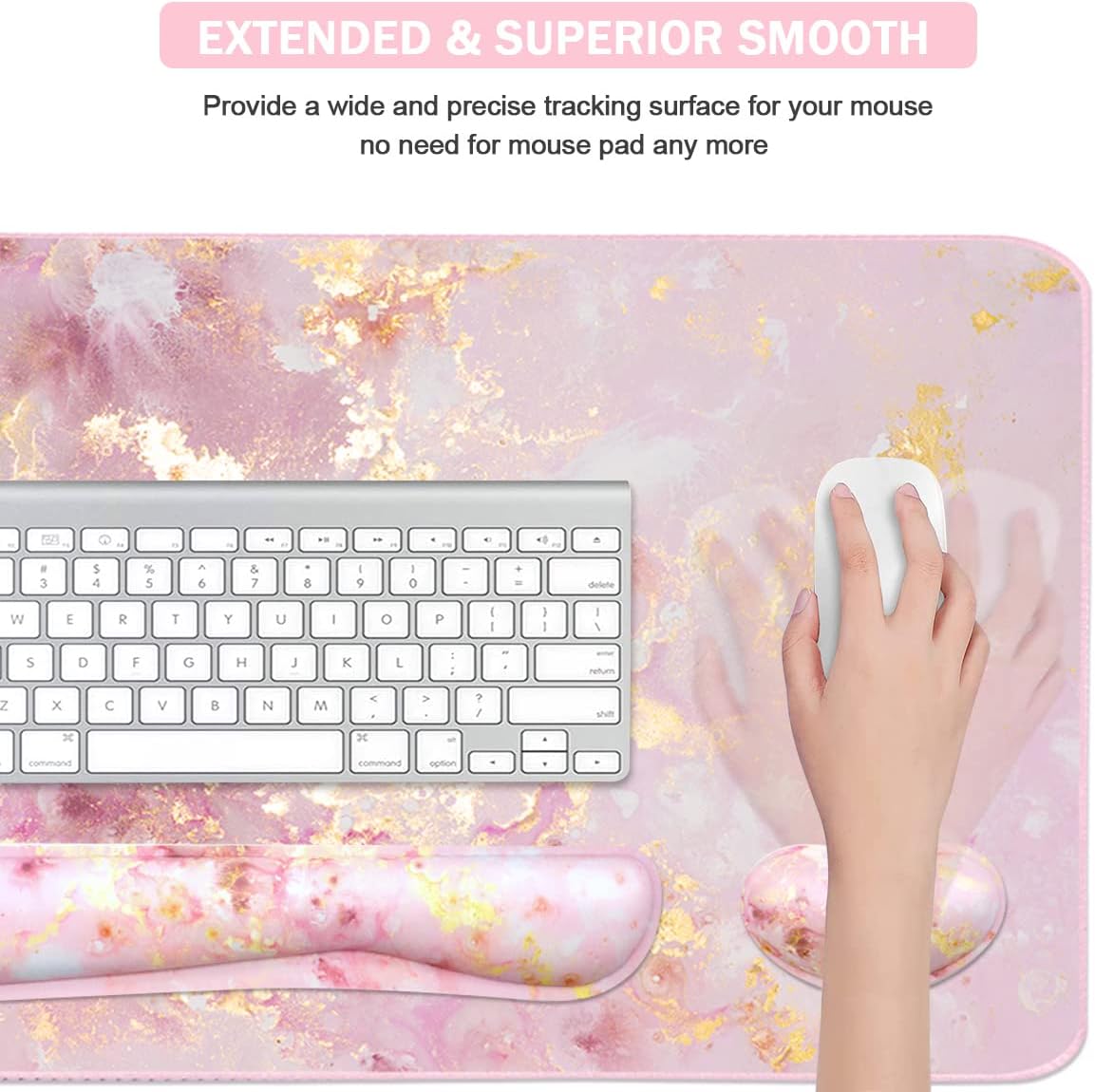 Large Gaming Mouse Pad with Ke - огляд і ціна Gaming Keyboard And Mouse Pad