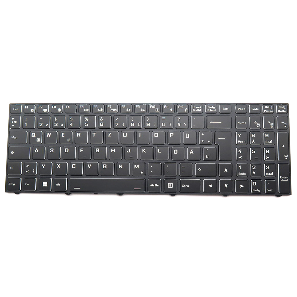 German GR Laptop Keyboard For  - огляд і ціна Keyboard Gaming Black