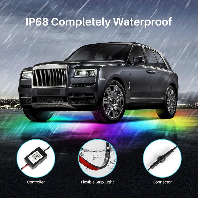 4in1 Car Flexible Underglow St - огляд і ціна Rgb Underglow Strip