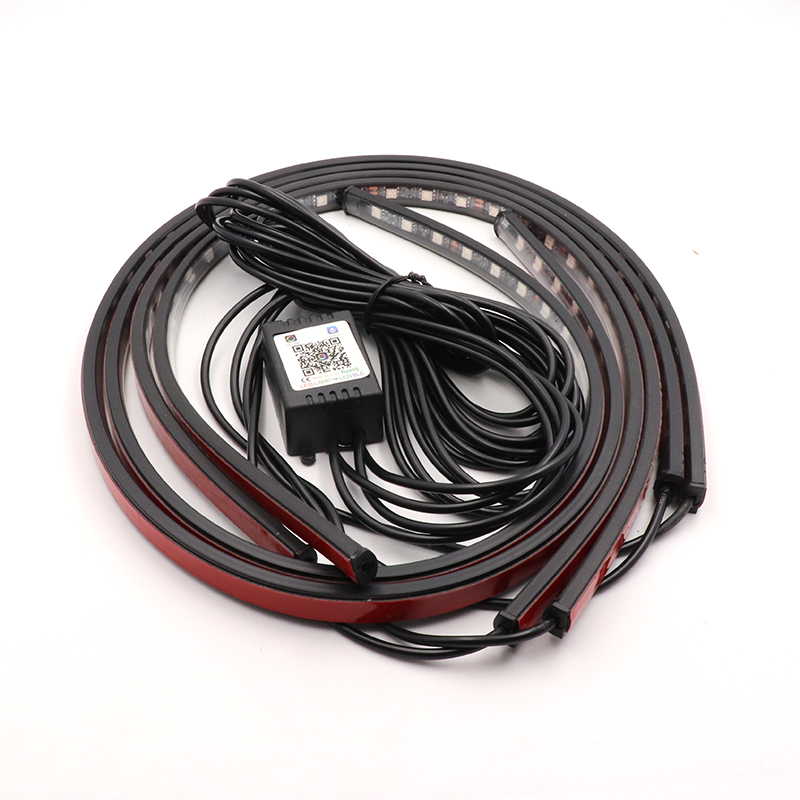 Niscarda 4PCS 12V IP65 App Con - огляд і ціна Rgb Underglow Strip