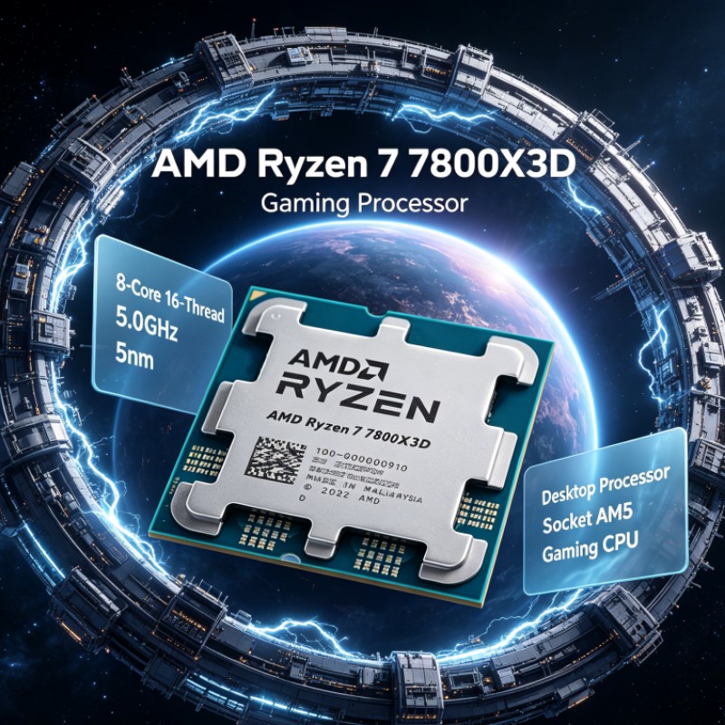 Ryzen 7 7800X3D AMD CPU 100-10 - огляд і ціна Amd Cpu Ryzen 7