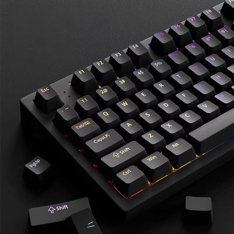 130+ Keys Black Custom Double  - огляд і ціна Keyboard Gaming Black